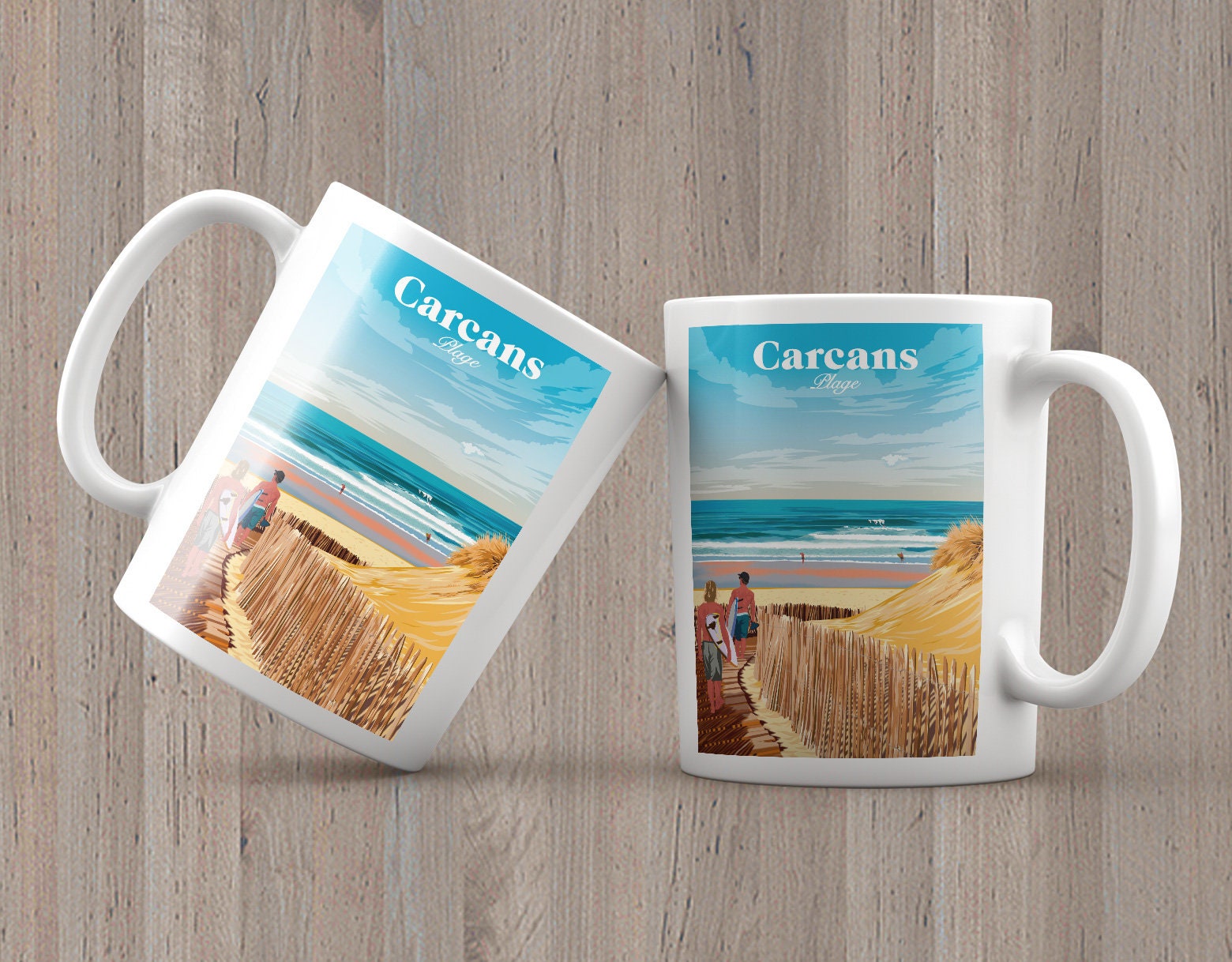 Mug de Carcans Plage