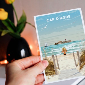 Carte postale du Cap d'Agde
