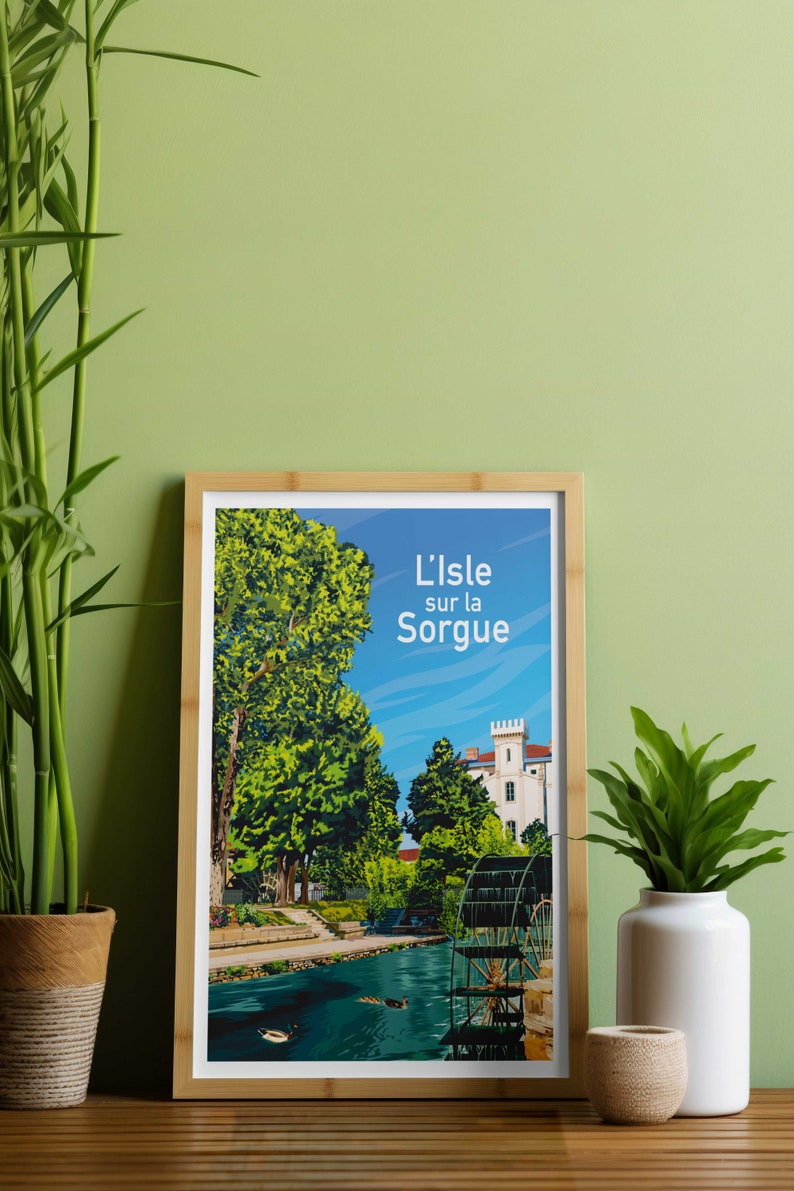 Cartel de Isle sur la Sorgue - Rueda imagen 2