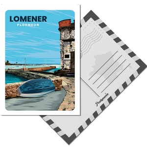 Carte postale de Lomener