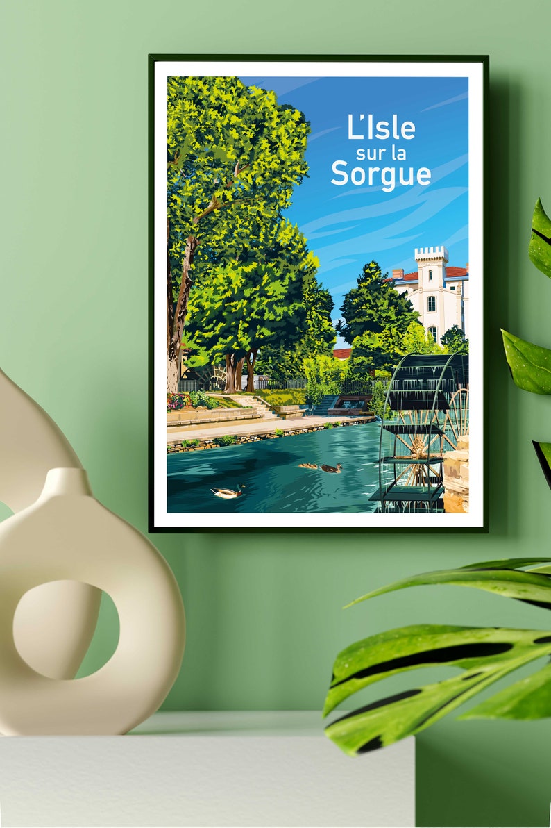 Cartel de Isle sur la Sorgue - Rueda imagen 3