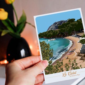 Carte postale de La Ciotat - Calanque de Mugel