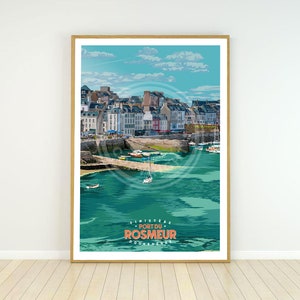 Cartaz do Porto de Rosmeur em Douarnenez