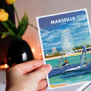Carte postale de Marseille - Le Prado