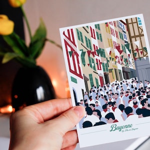 Carte postale de Bayonne - Fête