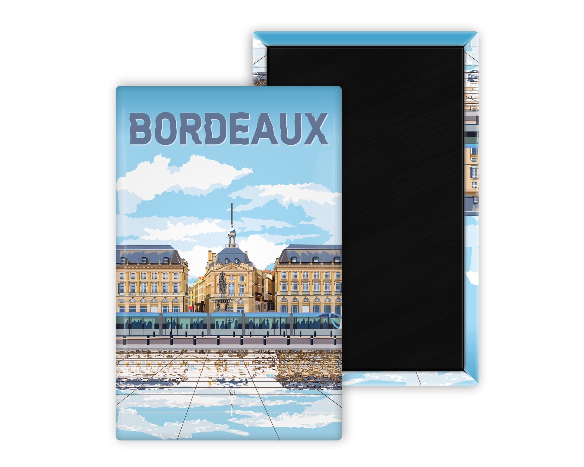 Mini-Puzzle BORDEAUX Pont de Pierre - Marcel Travel Posters
