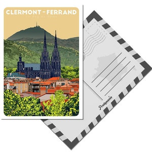 Carte postale de Clermont-Ferrand - Cathédrale