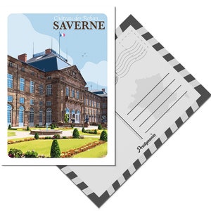 Carte postale de la ville de Saverne