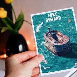 Carte postale du Fort Boyard