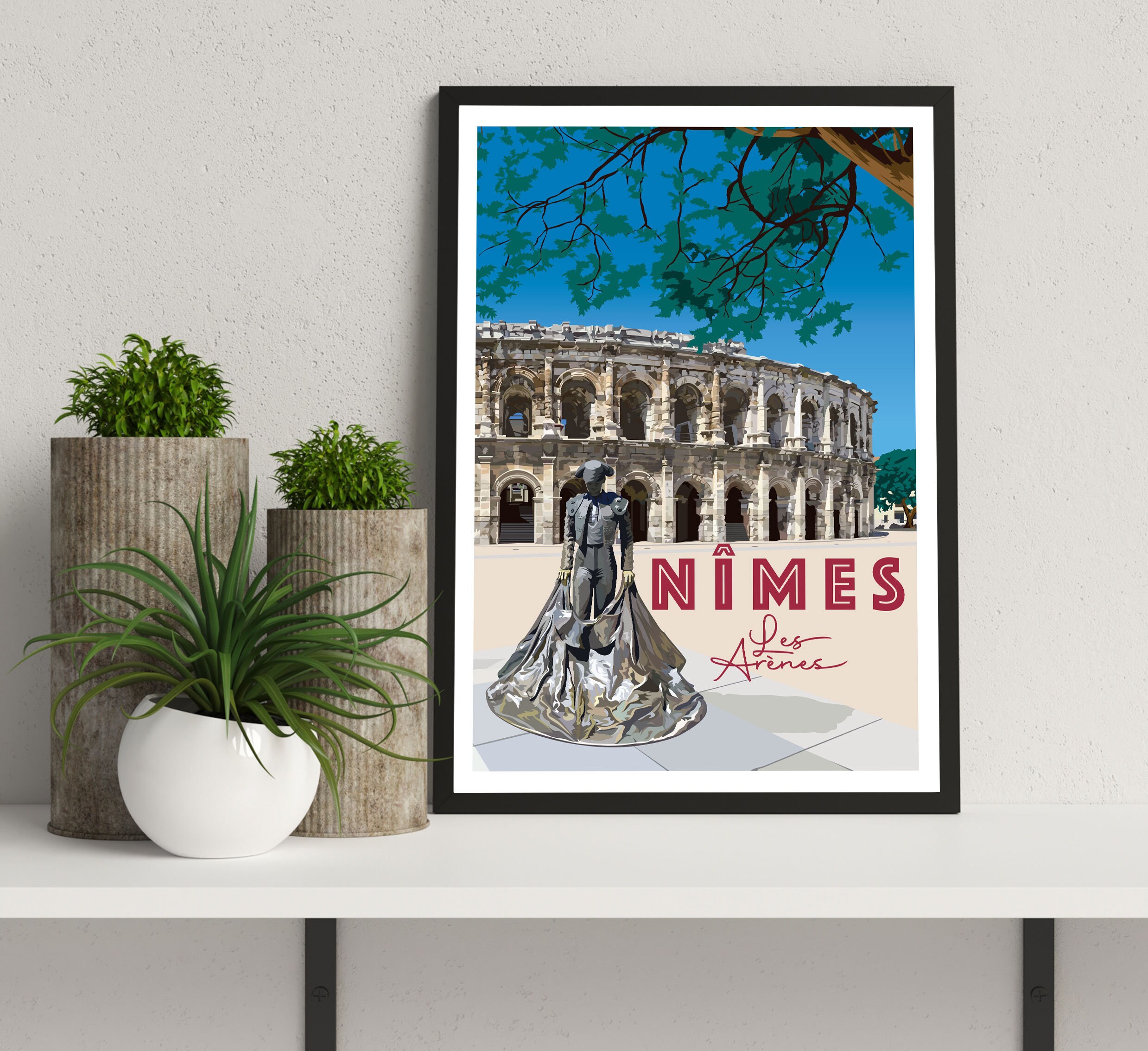 Affiche de La Ville Nimes - Les Arènes