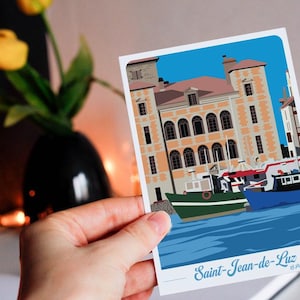 Carte postale de Saint-Jean-de-Luz - le port
