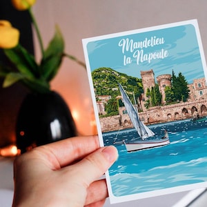 Carte postale de Mandelieu la Napoule - mer