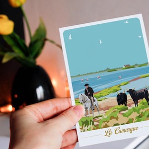 Carte postale de La Camargue