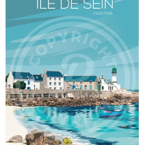 Cartel de la isla de Sein imagen 2