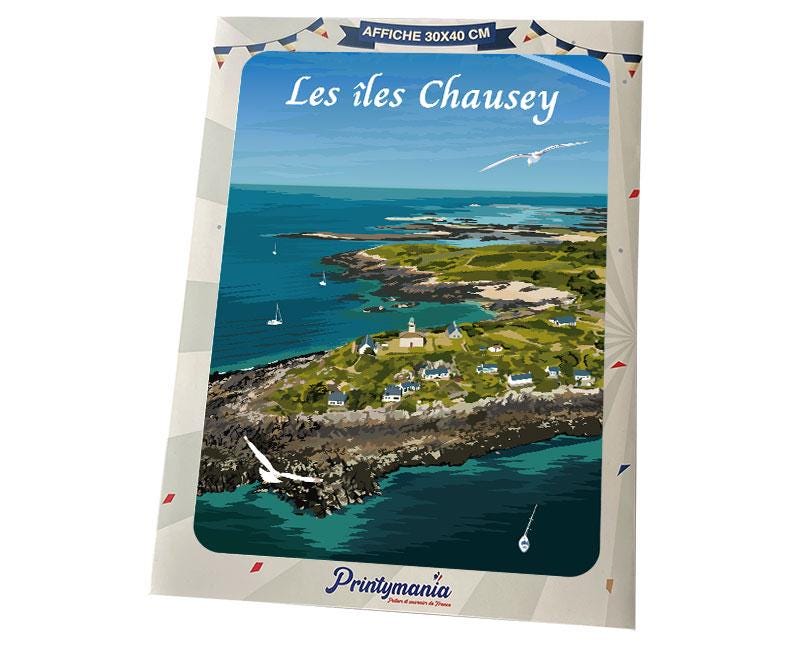 Tirage Argentique Vintage 1906 - Îles Chausey (France), Format 5x8 Cm, Original