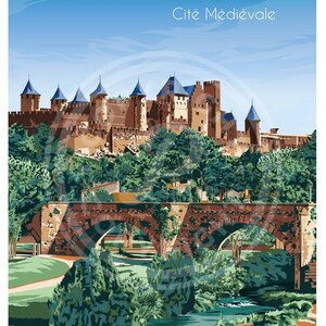 Cartel de Carcassonne imagen 2