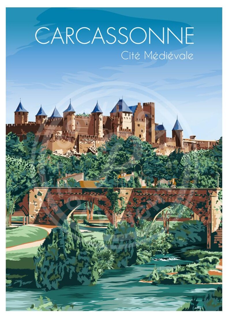 Cartel de Carcassonne imagen 2
