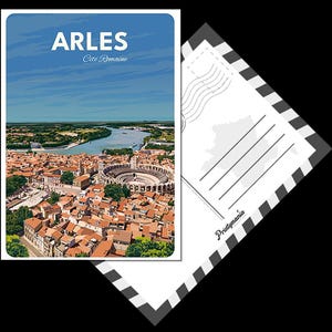 Carte postale d'Arles - Aérienne