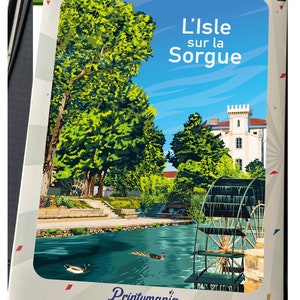 Cartel de Isle sur la Sorgue - Rueda imagen 5