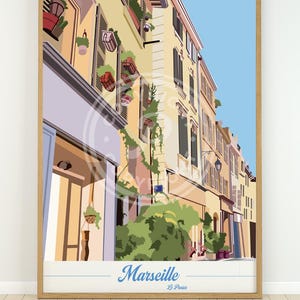 Marseille poster - basket