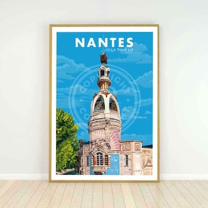 Nantes poster - LU tower