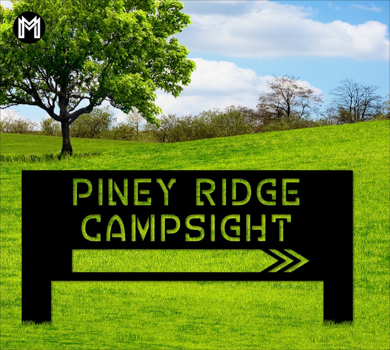 Arrow Address Sign Metal Steel Custom Address Yard Sign Etsy