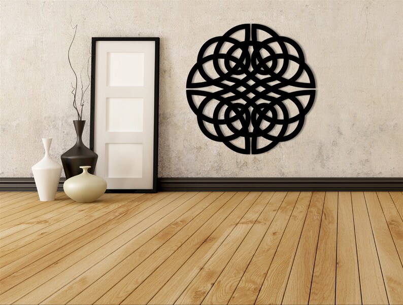 Celtic Knot Metal Wall Art Etsy