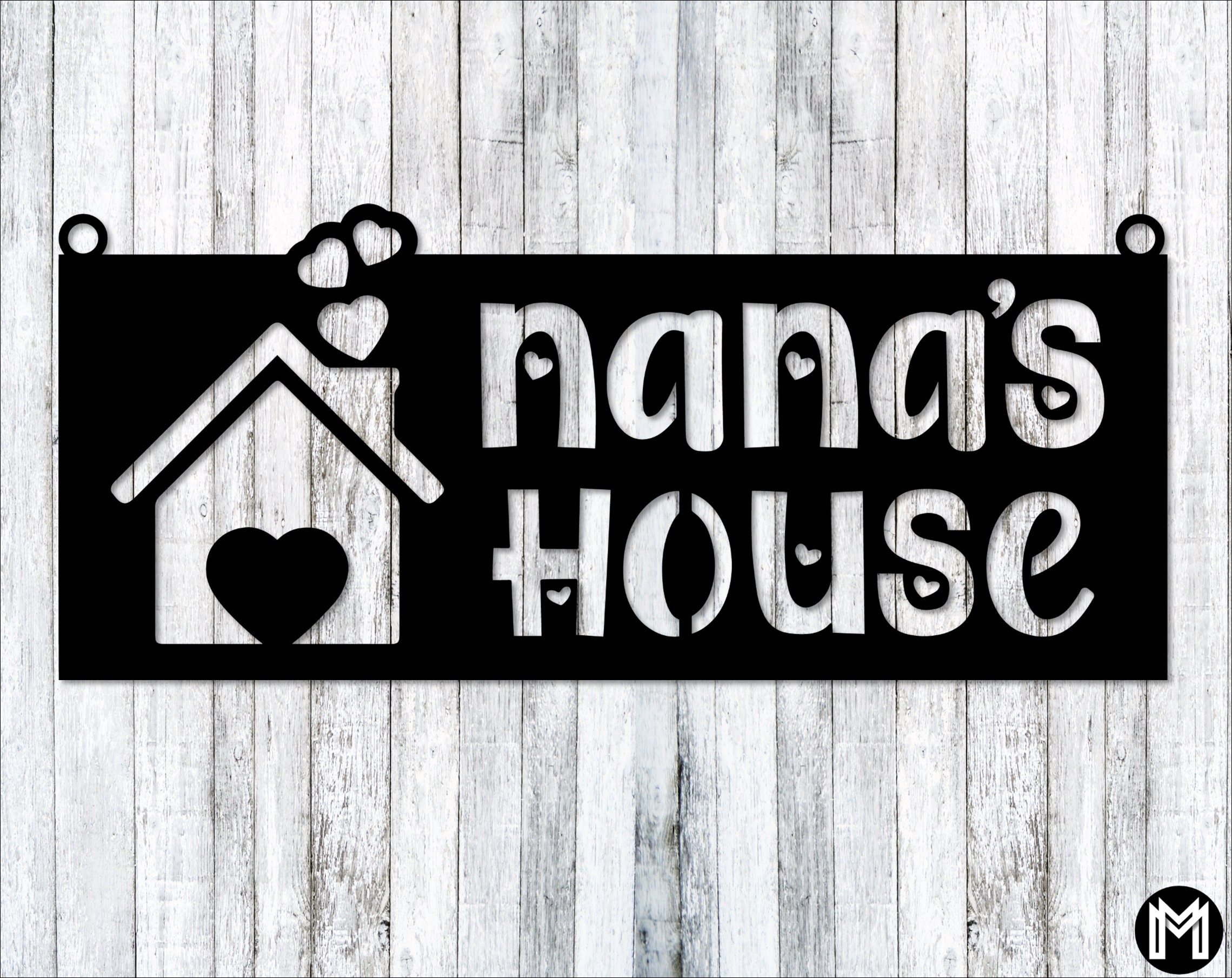 Nana's House Metal Sign Nana Porch Decor Gift for Nana Etsy