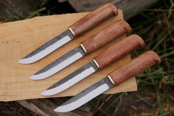 Personalized Steak Knife Set, Grilling Gifts for Men, Wood Handle Steak  Knives, Father's Day, Christmas and Wedding Gifts Set of 4 