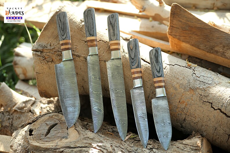 Premium Handmade Damascus Steel BBQ Knife Collection main image 1