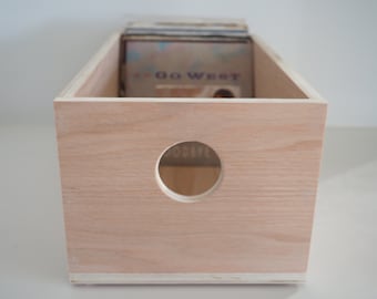 7" Vinyl Record Crate (Holds 120 7" 45RPM Records)