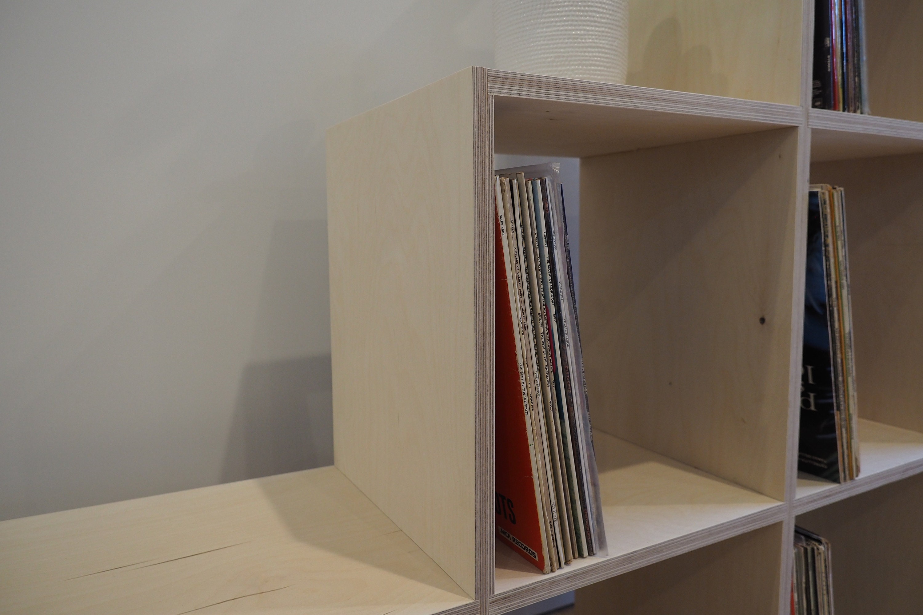 Birch Plywood Staircase vinyl Record Shelving Etsy