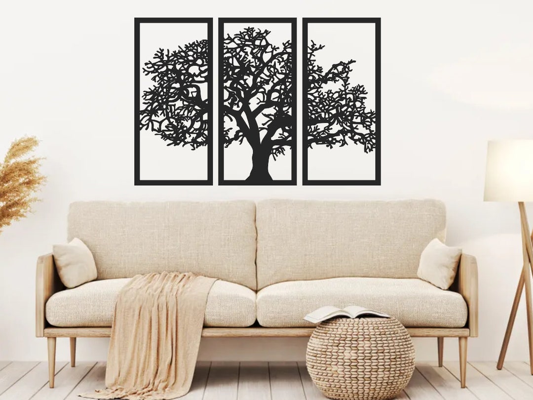 Tree Wall Panel Design Glowforge Digital Vector Download Laser Cnc Cut ...
