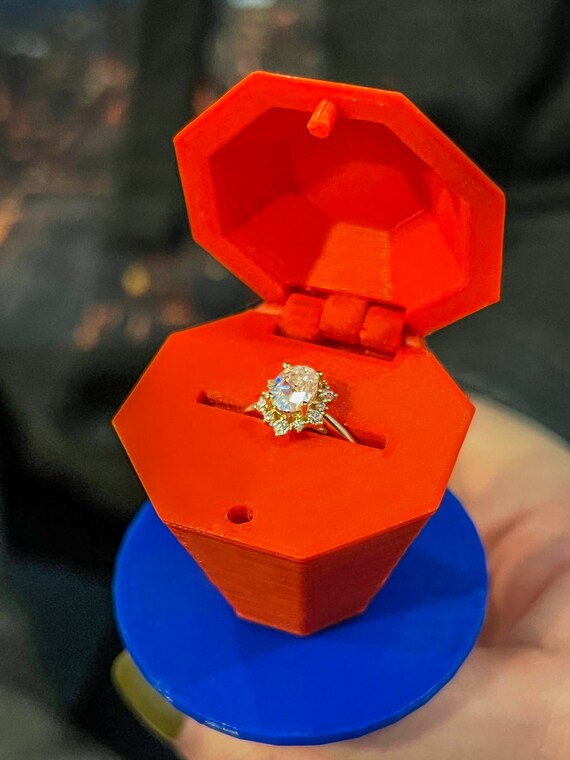 Ring Pop Ring Box Proposal Box Ring Pop Proposal Box 3D Etsy Canada