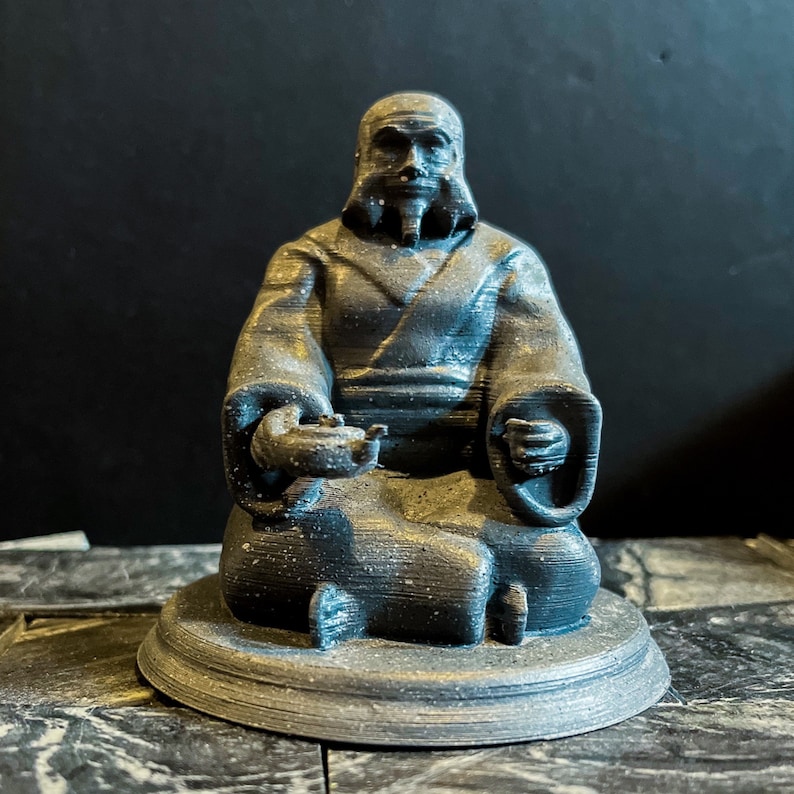 Uncle Iroh Figurine Avatar the Last Airbender Statue Etsy UK