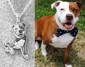 dog picture pendant