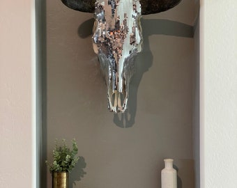 Disco steer/bull skull
