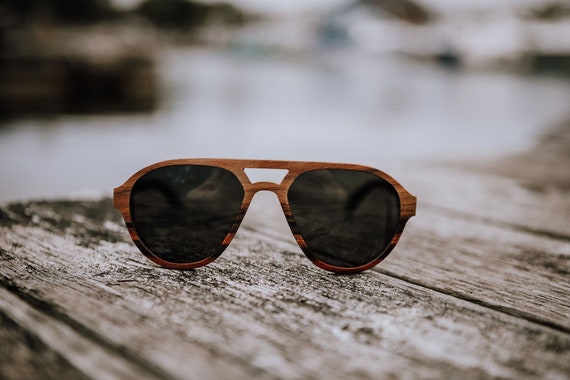 Wood Sunglasses Vintage Sunglasses,men and Women Sunglasses  display picture 1
