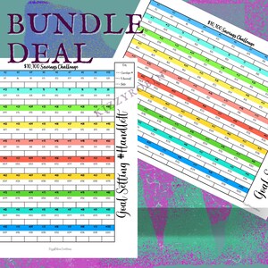 Money Saving Tracker, 10K Challenge, Savings Tracker, Printable PDF