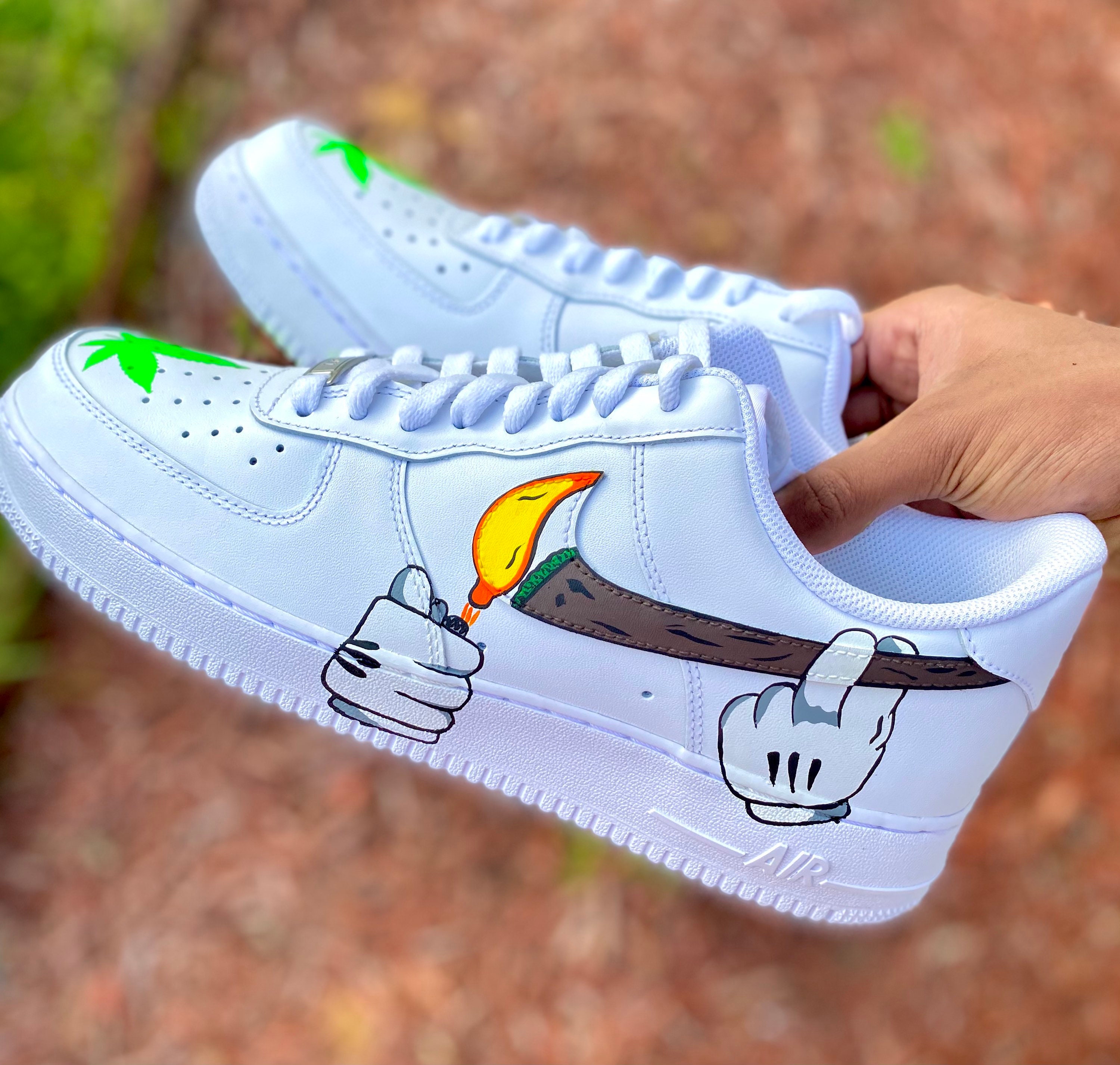 air force 1 custom weed