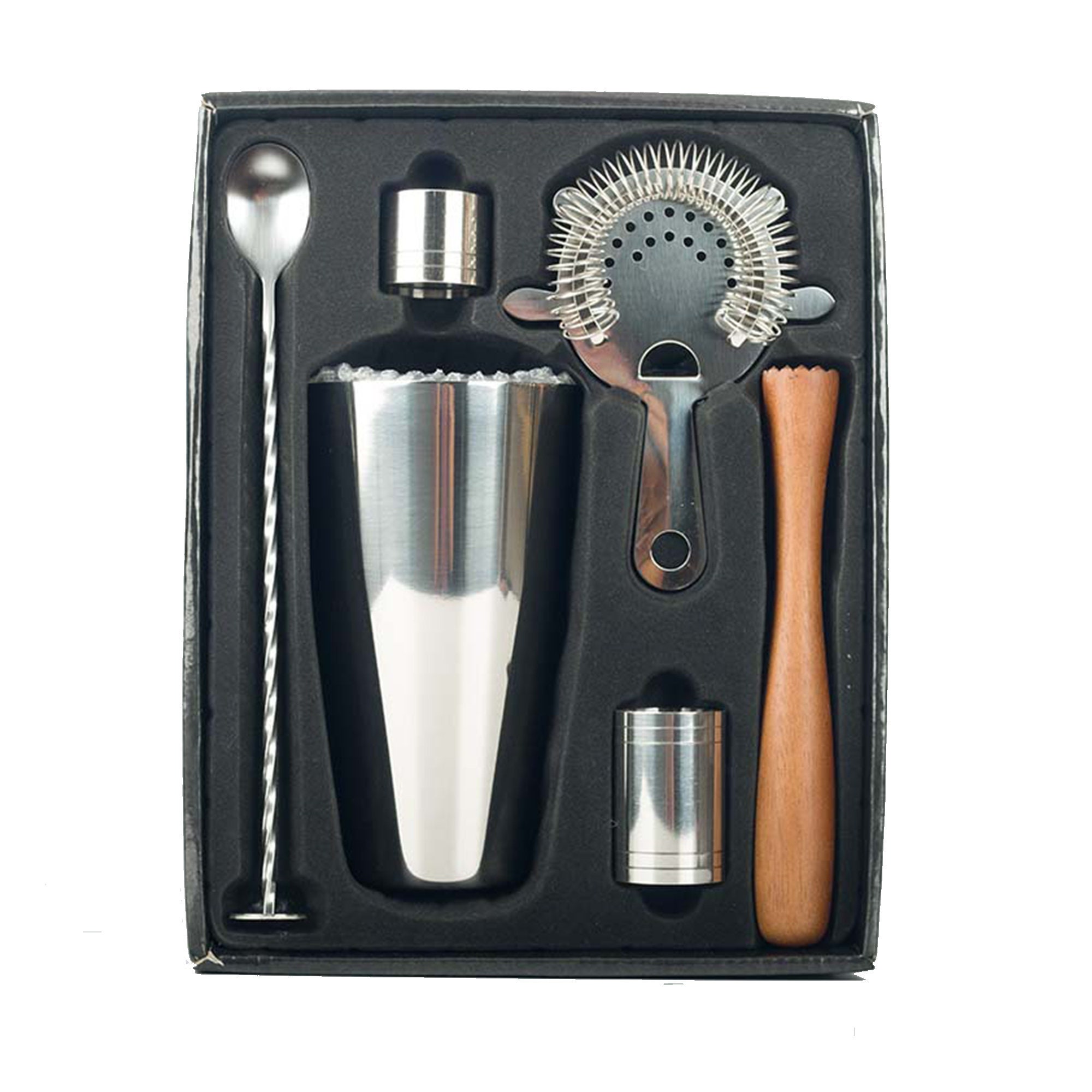 6PCS Cocktail Shaker Set Cocktail Shaker Set with Box Etsy