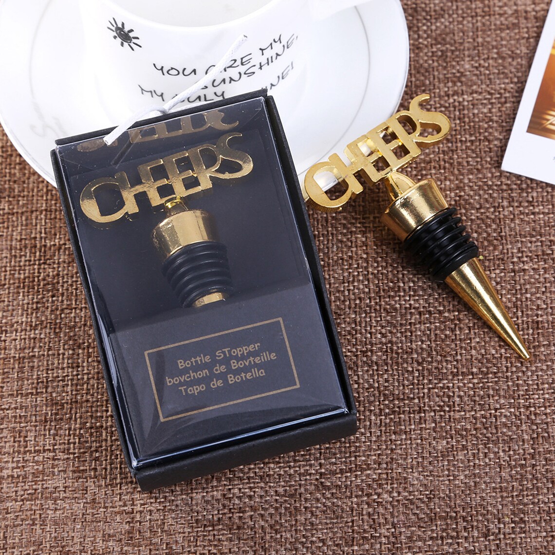 20PCS Letter Wine Stopper Metal Cheers Wine Stopper Wedding Etsy