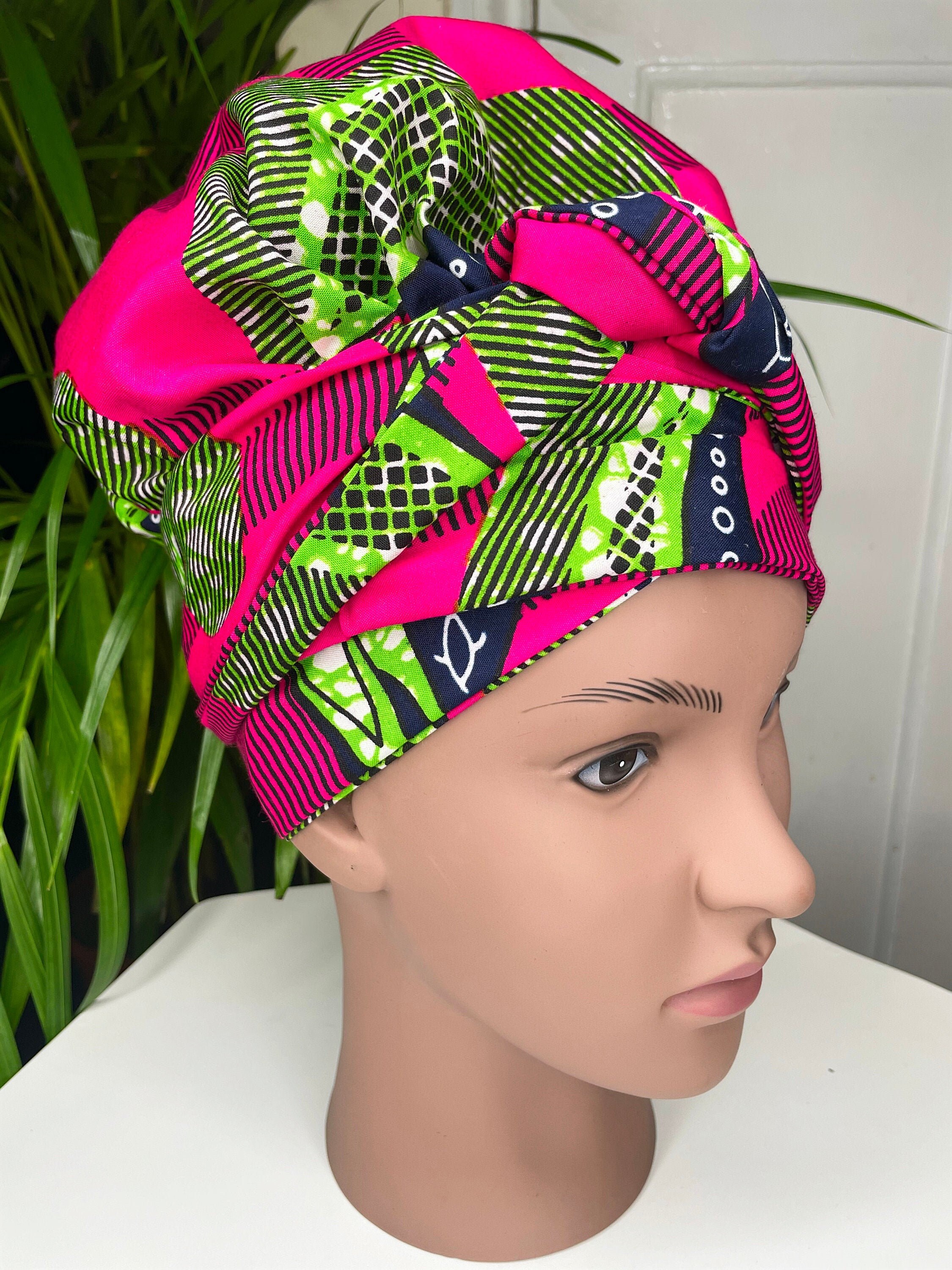 Ankara satin Lined / Head Wrap Etsy