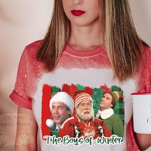 The Boys Of Winter Christmas, Bleached Christmas Shirt, Funny Christmas Shirt , Holiday Shirts, Christmas Shirts Adult, Fun Christmas Shirts