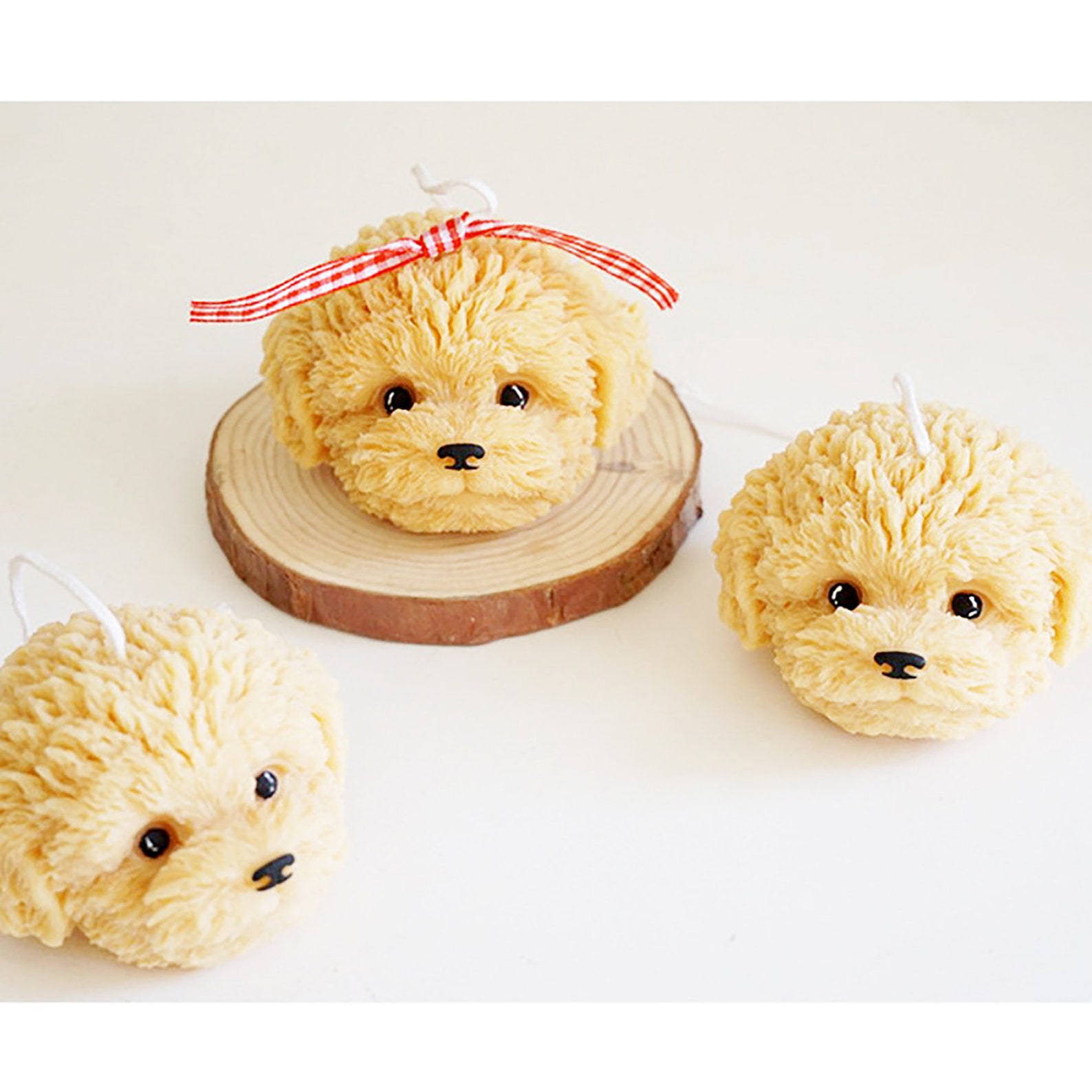 Dog Head Candle Mold Plush Teddy Head Candle Mold Cute Etsy