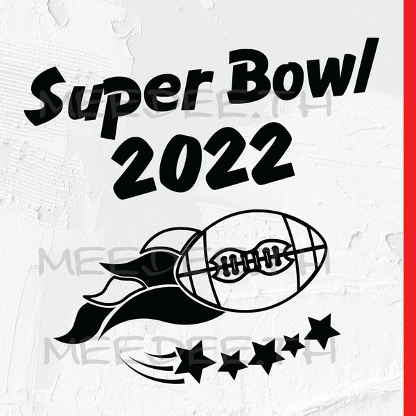 | DU Super Bowl 2022 SVG Téléchargement instantané pour Cricut Design Space