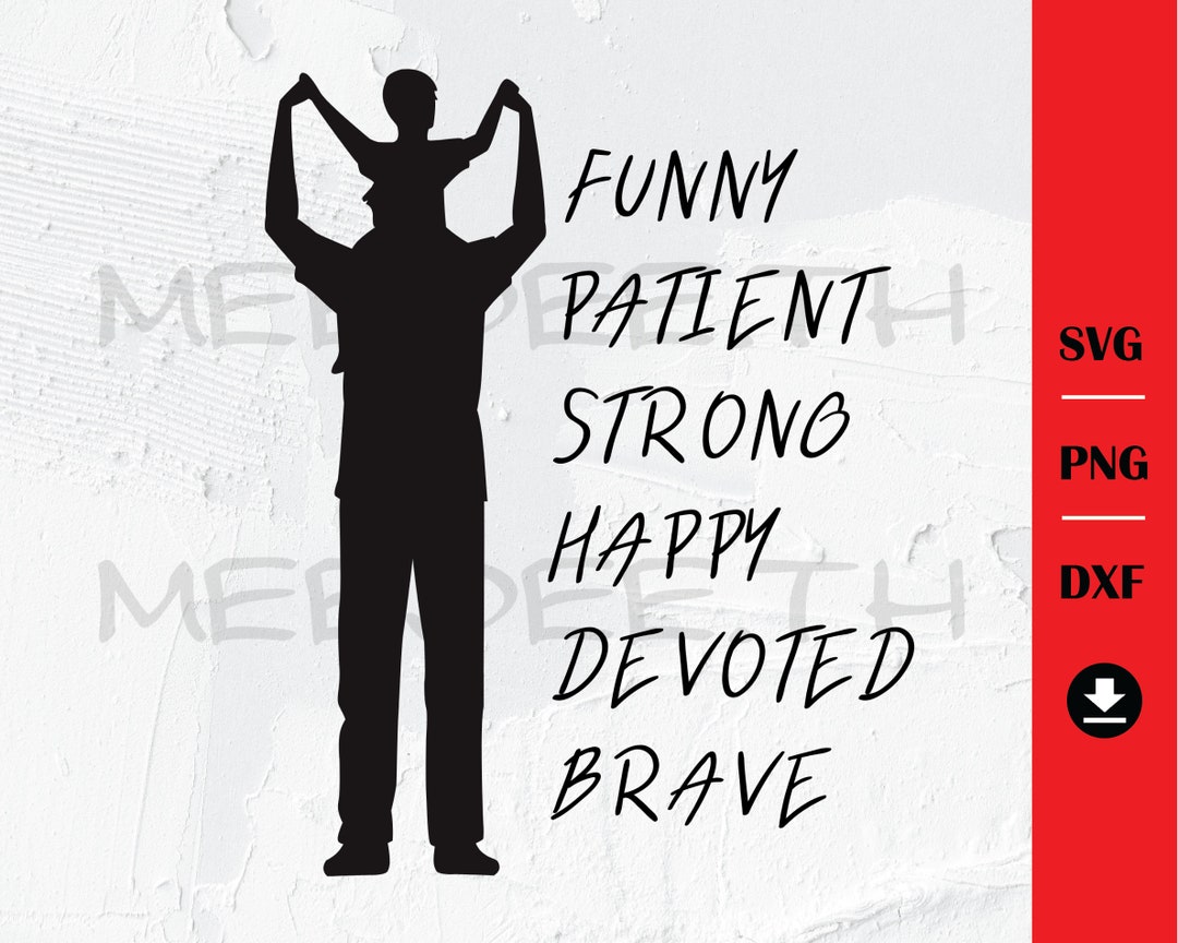 Funny Dad Definition Svg Instant Download for Cricut Design Space Etsy