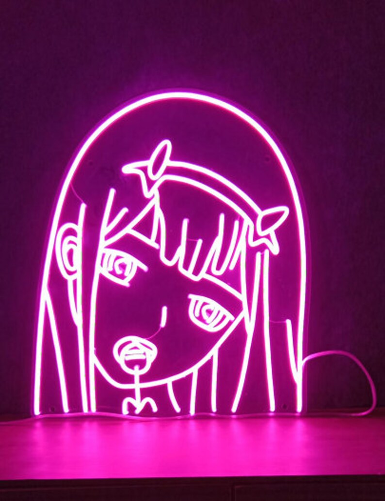  Zero  Two  Darling In The Franxx Custom LED  Neon Wall 