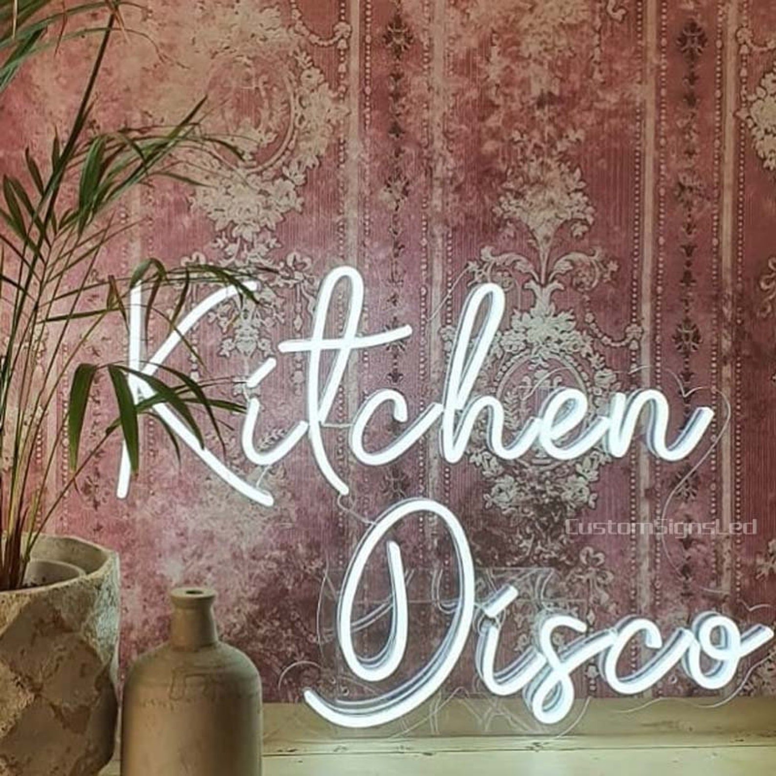 Kitchen Disco LED Neon Dining/ktichen Neon Decor Sign Etsy