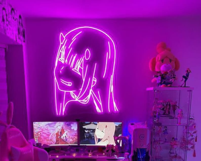 Zero Two LED Neon Sign 100%Handmade Neon Sign Anime Decor | Etsy